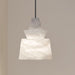 White Alabaster  Pendant Light.