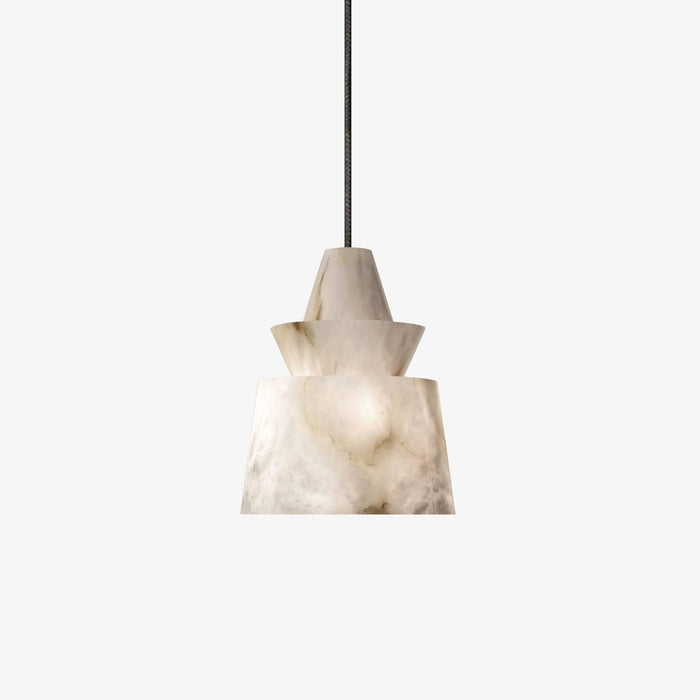 White Alabaster  Pendant Light.