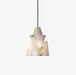 White Alabaster  Pendant Light.