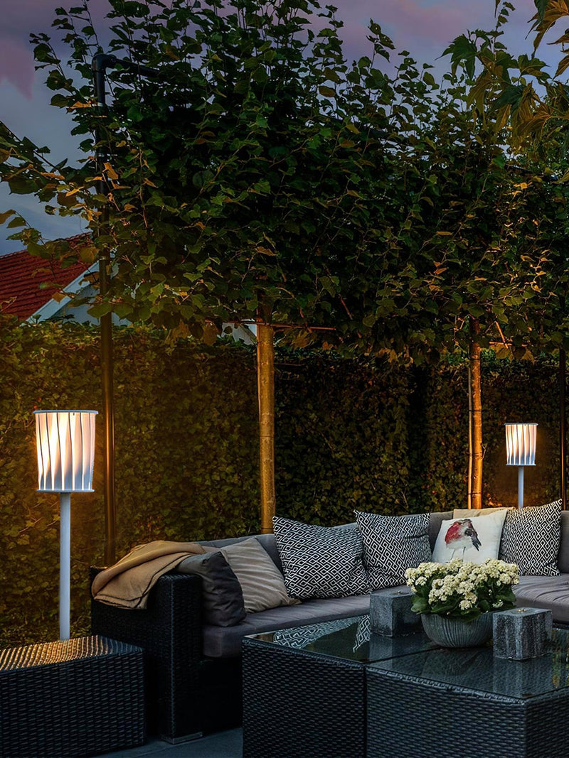White Column Outdoor Light-DWHOME