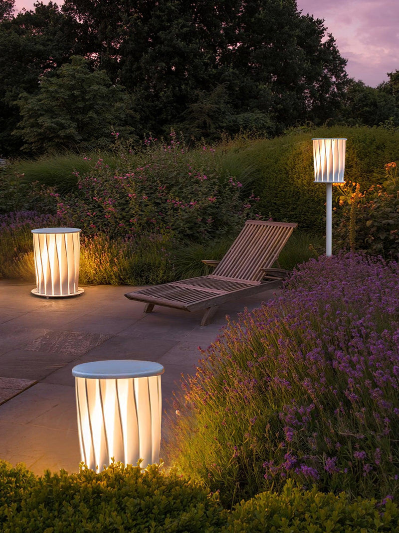 White Column Outdoor Light-DWHOME
