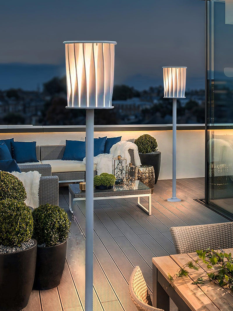 White Column Outdoor Light-DWHOME