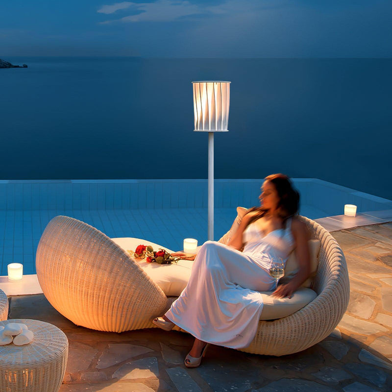 White Column Outdoor Light-DWHOME