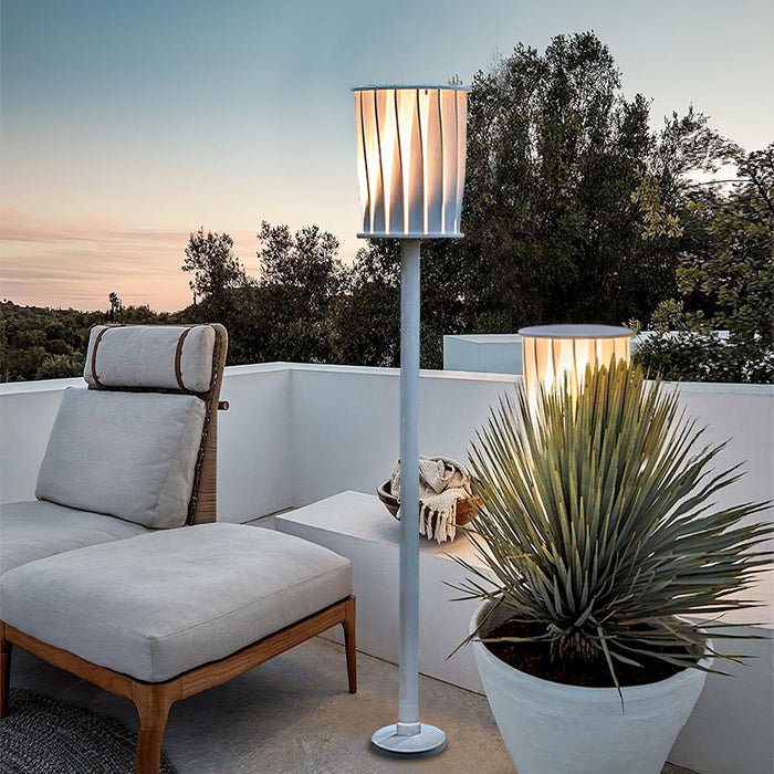 White Column Outdoor Light - DWHOME