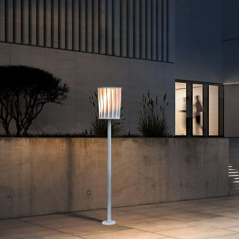 White Column Outdoor Light-DWHOME