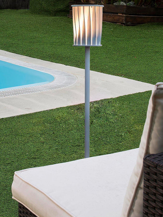 White Column Outdoor Light - DWHOME