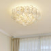 White Hydrangea Ceiling Lamp-DWHOME