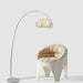 White Hydrangea Floor Lamp-DWHOME