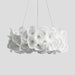 White Hydrangea Pendant Lamp.