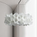 White Hydrangea Pendant Lamp.