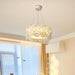 White Hydrangea Pendant Lamp.