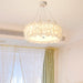 White Hydrangea Pendant Lamp.