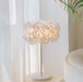 White Hydrangea Table Lamp.