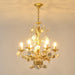 White Rose Crystal Chandelier - DWHOME