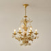 White Rose Crystal Chandelier - DWHOME