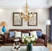 White Rose Crystal Chandelier - DWHOME