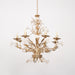 White Rose Crystal Chandelier - DWHOME