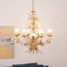 White Rose Crystal Chandelier - DWHOME