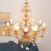 White Rose Crystal Chandelier - DWHOME