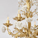 White Rose Crystal Chandelier - DWHOME