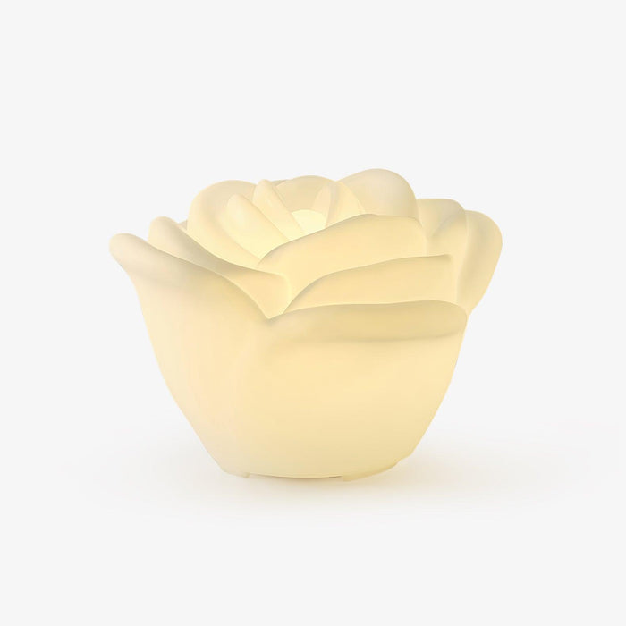 White Rose Shaped LED Table Lamp-DWHOME