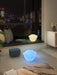 White Rose Shaped LED Table Lamp-DWHOME