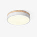 White Round Wooden Ceiling Lamp - DWHOME