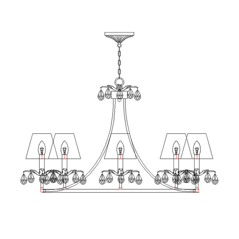 Whitney Chandelier-DWHOME