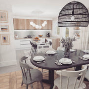 Wicker Pendant Lamp-DWHOME