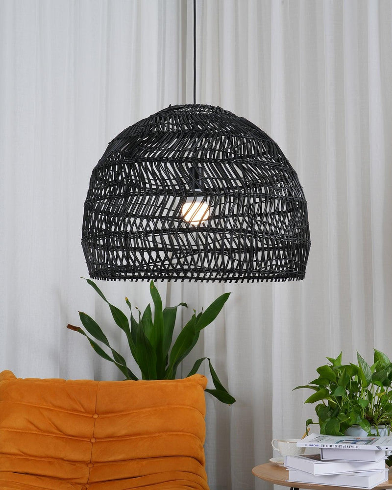 Wicker Pendant Lamp-DWHOME