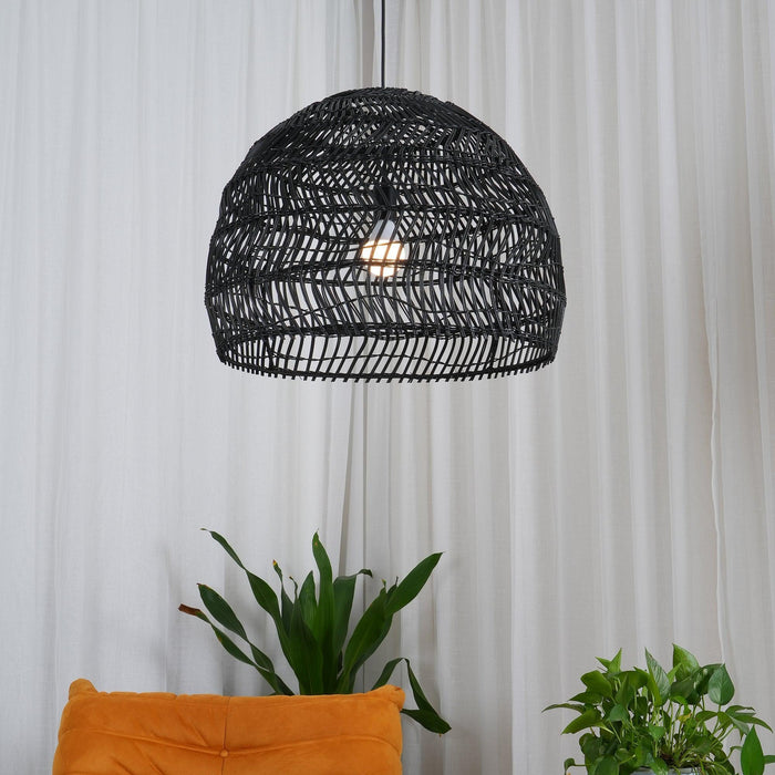 Wicker Pendant Lamp-DWHOME