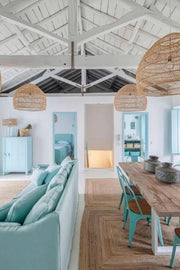 Wicker Pendant Lamp-DWHOME