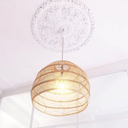 Wicker Pendant Lamp-DWHOME