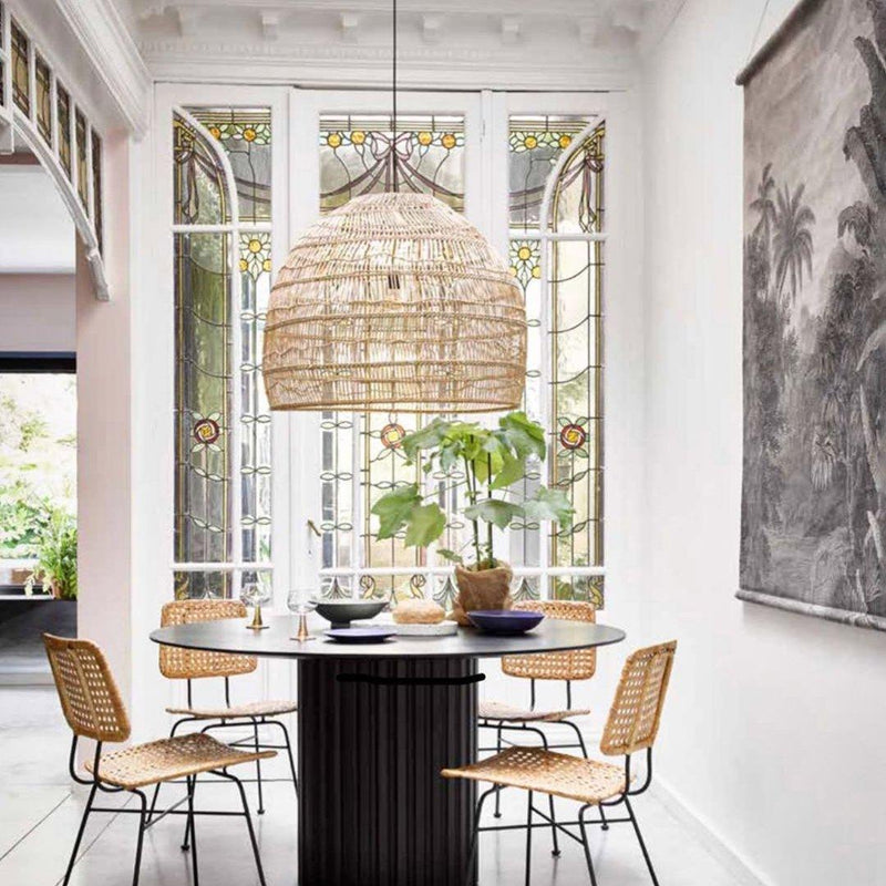 Wicker Pendant Lamp-DWHOME