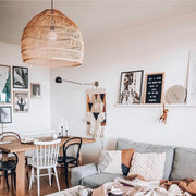 Wicker Pendant Lamp-DWHOME