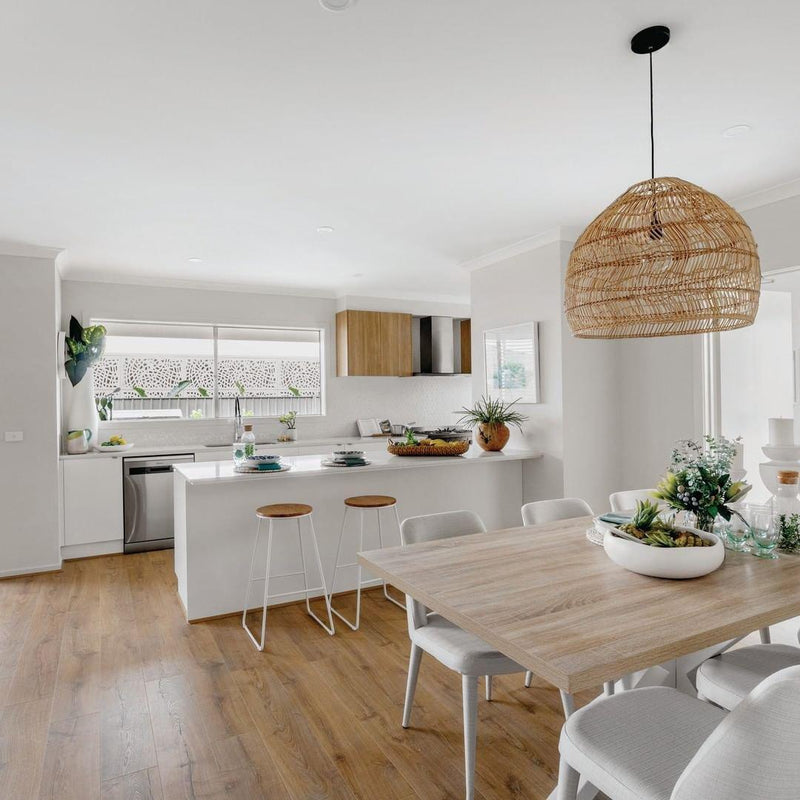 Wicker Pendant Lamp-DWHOME