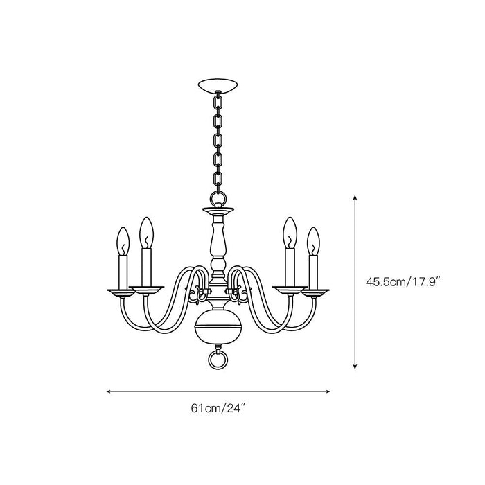 Williamsburg Chandelier-DWHOME
