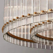 Willow Luxury Modern 2 Tier Crystal chandelier-DWHOME