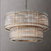 Willow Luxury Modern 2 Tier Crystal chandelier.