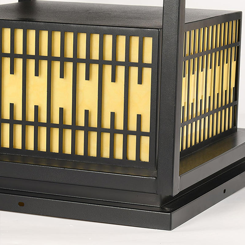 Window Grille Outdoor Post Light-DWHOME