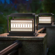 Window Grille Outdoor Post Light-DWHOME