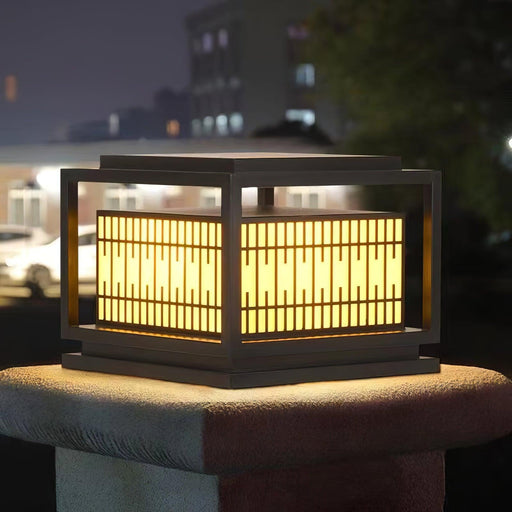 Window Grille Outdoor Post Light-DWHOME
