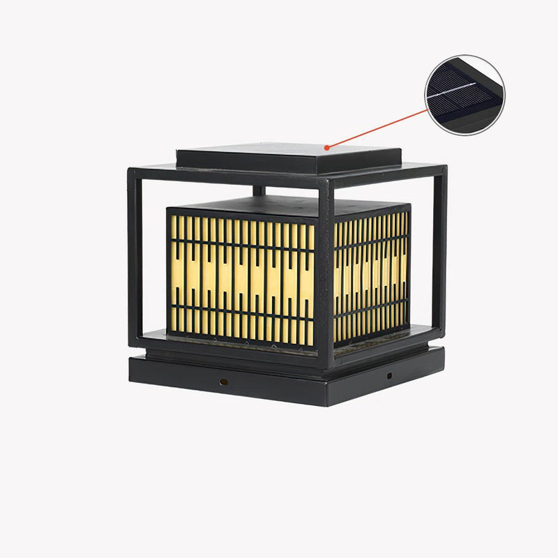 Window Grille Outdoor Post Light-DWHOME