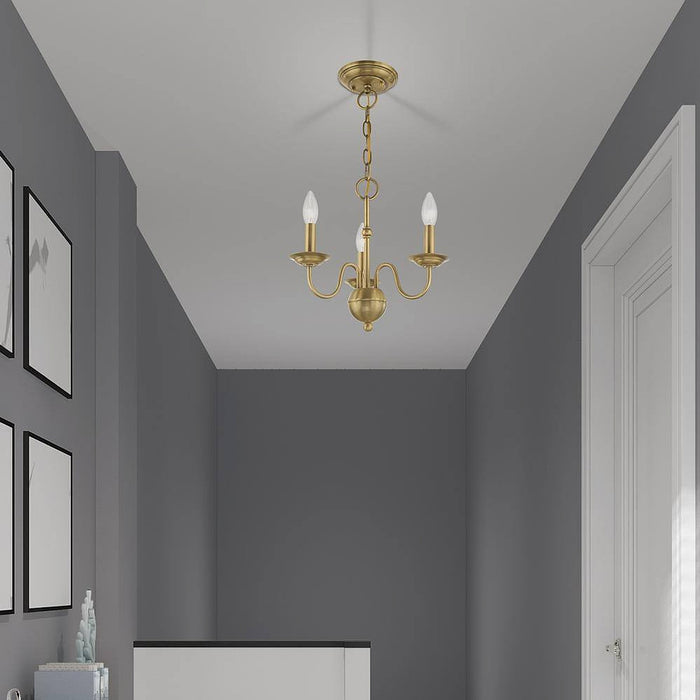 Windsor Brass Chandelier-DWHOME