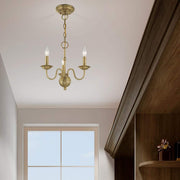 Windsor Brass Chandelier-DWHOME