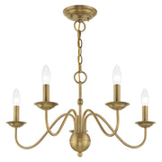 Windsor Brass Chandelier-DWHOME