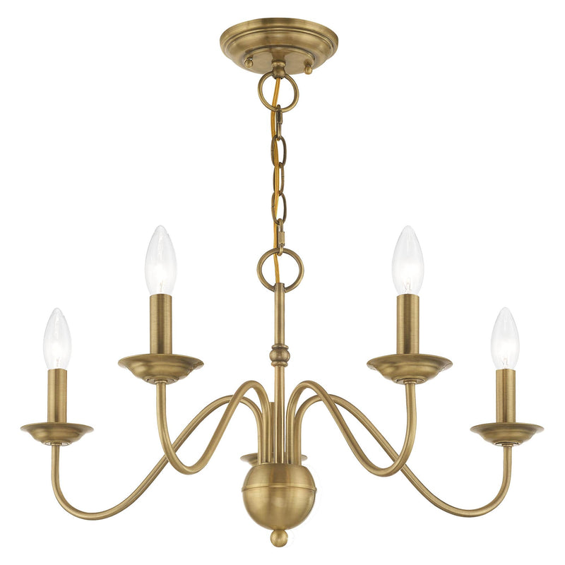Windsor Brass Chandelier-DWHOME