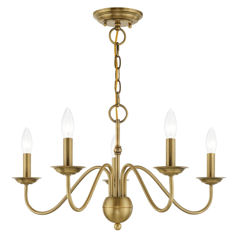 Windsor Brass Chandelier-DWHOME