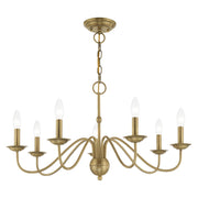 Windsor Brass Chandelier-DWHOME
