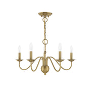 Windsor Brass Chandelier-DWHOME